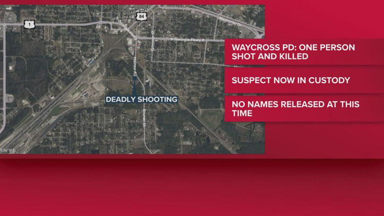 One dead, suspect in custody after shooting near Waycross church ...