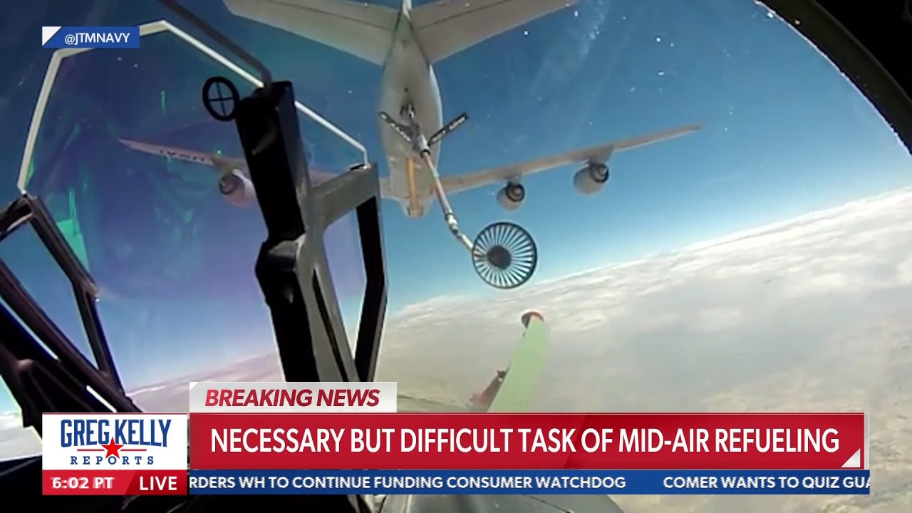 Mid-air refueling is an art that comes with necessary risk for aviators