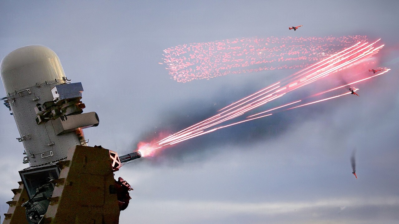 Loading & firing US Navy's ultimate anti-missile guns