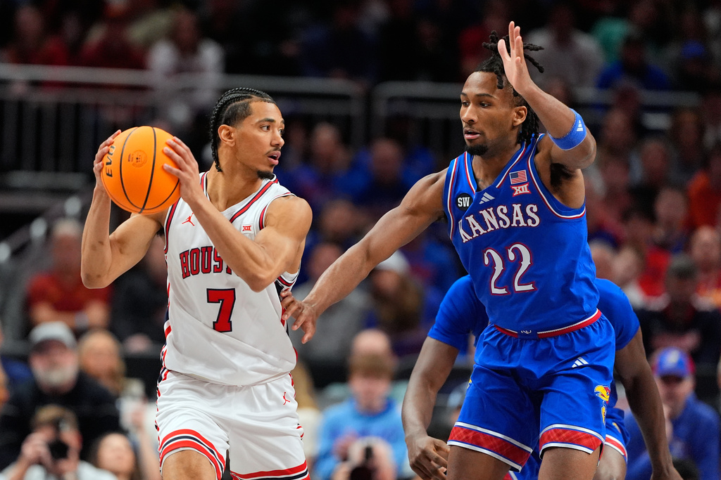 No. 5 Houston routs No. 14 Kansas 69-47 to set up another Big 12 title ...