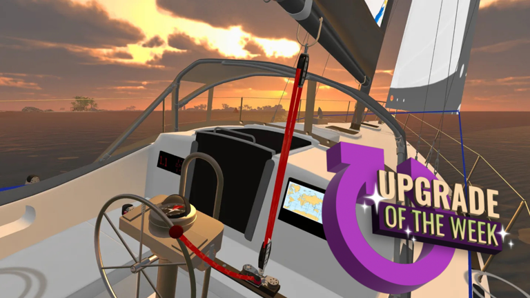 I'm learning how to (virtually) sail on the Meta Quest 3