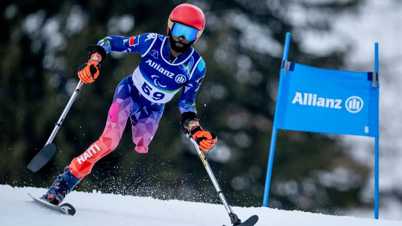 Image for Ralf Etienne makes history as Haiti's first Winter Paralympian at Milan Cortina Games