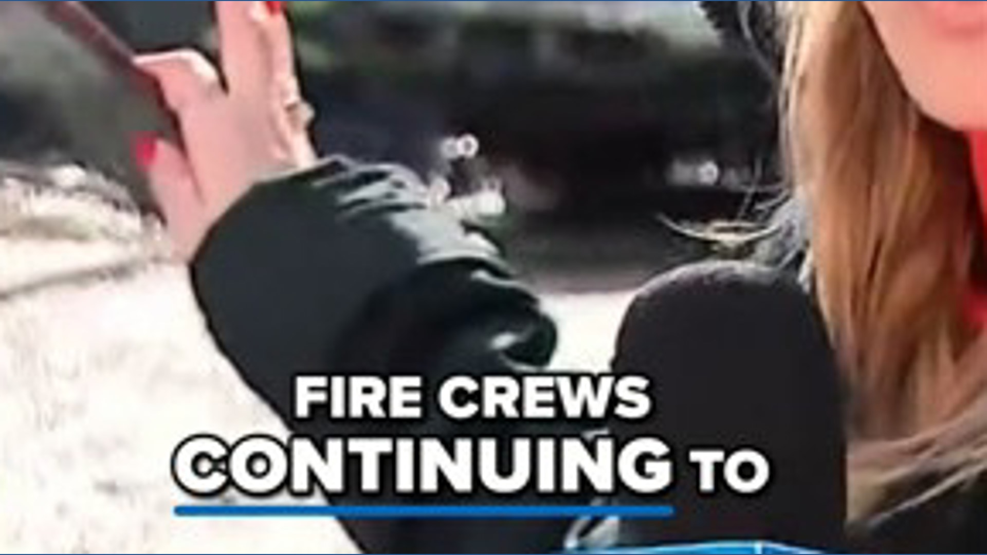 Crews battle 2 house fires in Marion amid high winds