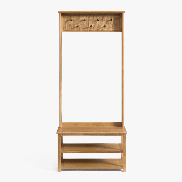 The secret to creating a foyer out of thin air: An entryway-in-a-box