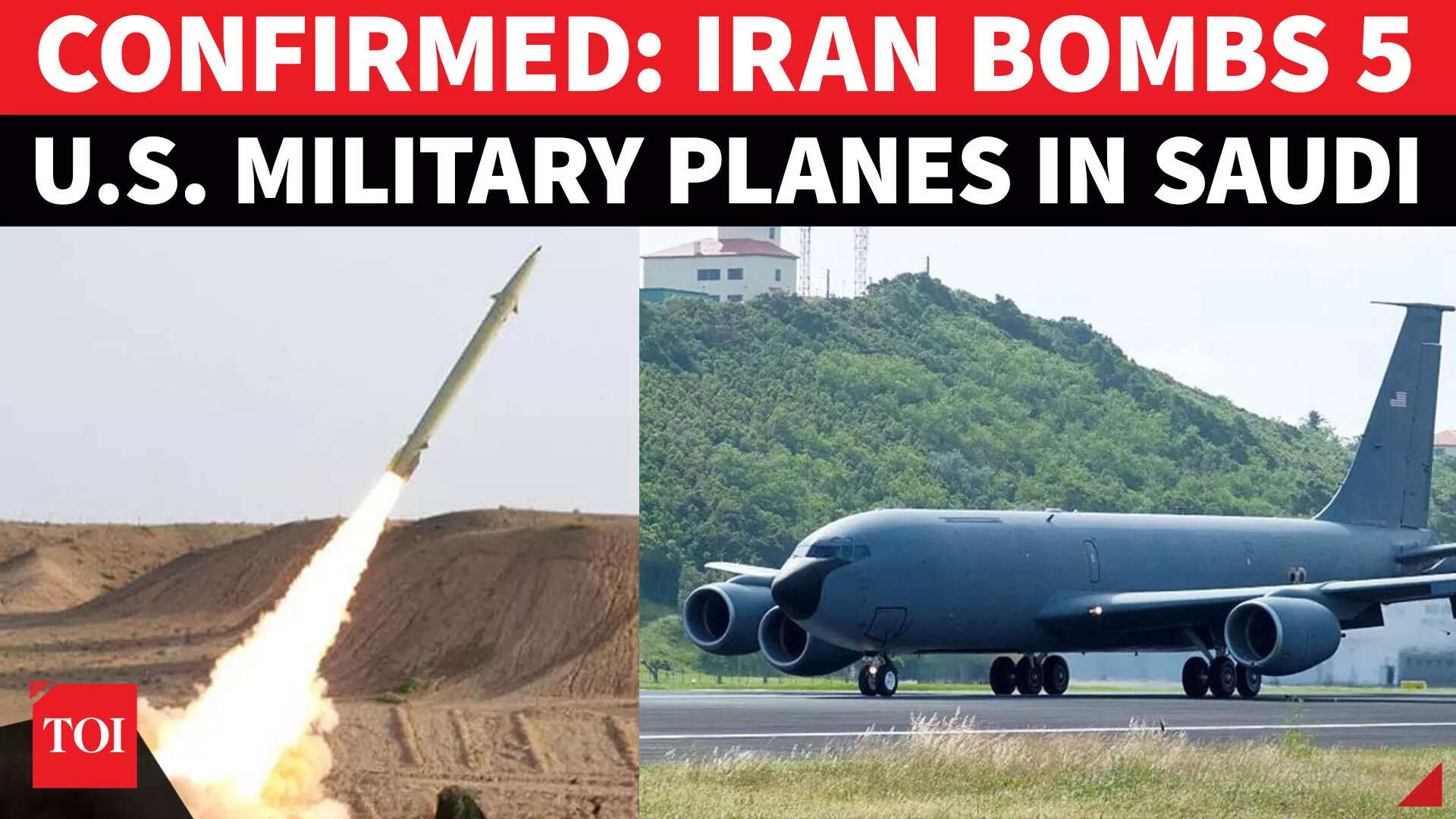 US military jets conducting airstrikes against IRGC-linked targets in the Middle East.