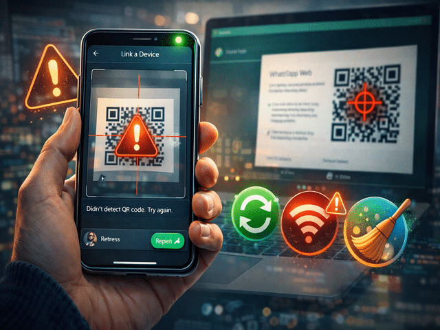 WhatsApp Web QR code not scanning? Here are easy fixes to connect your ...