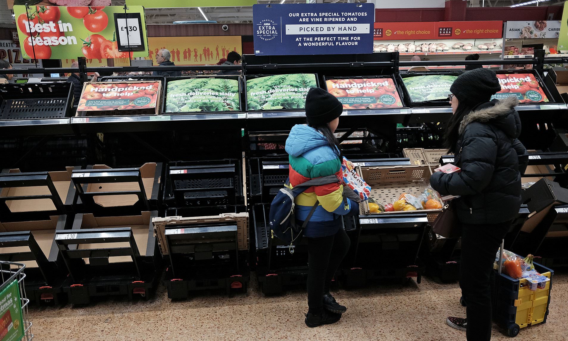 Supermarket shelves set to empty due to Iran war, fruit and veg growers ...