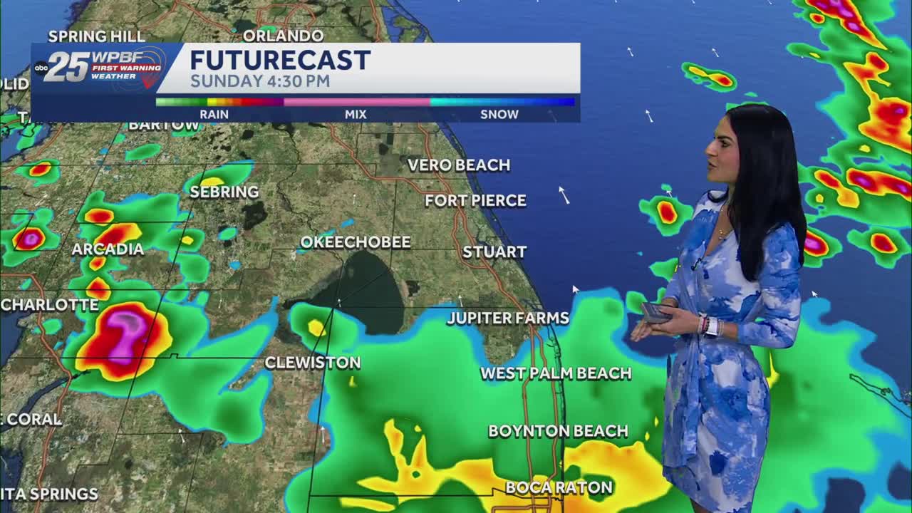 Strong to severe storm potential for South Florida over the weekend