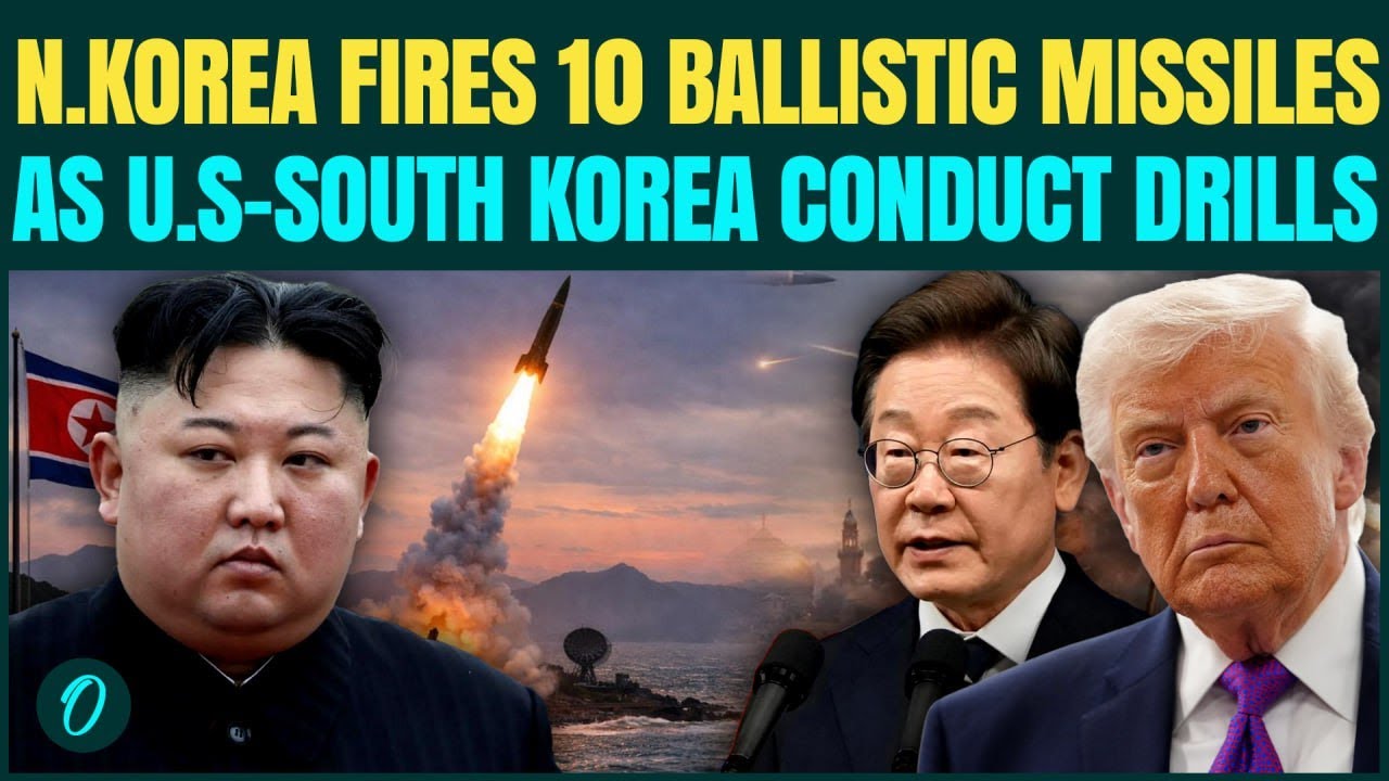North Korea vs US.–South Korea breaking: Kim Jong Un fires ballistic missiles towards Sea of Japan<br>