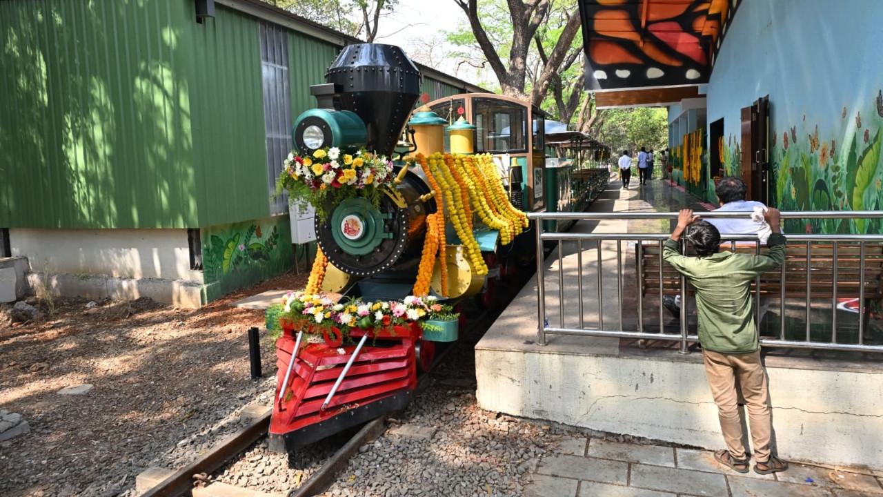 In photos SGNP toy train Van Rani resumes service after four years