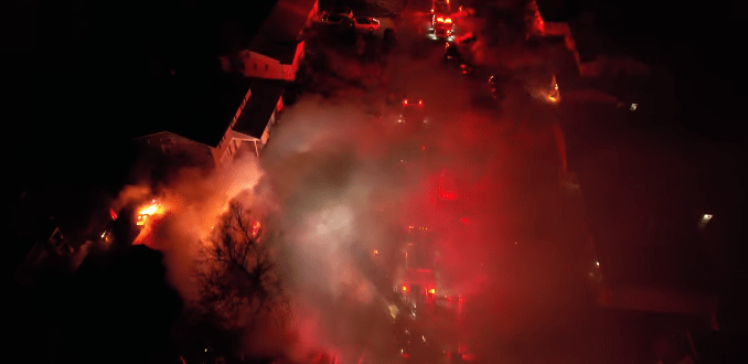 Four people, two dogs and a cat displaced after house fire on Sharon ...