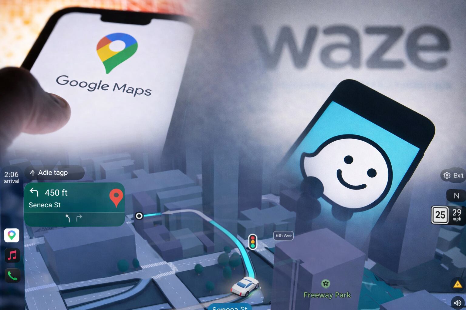 Diferencias entre Waze y Google Maps con su nueva actualización, ¿con ...