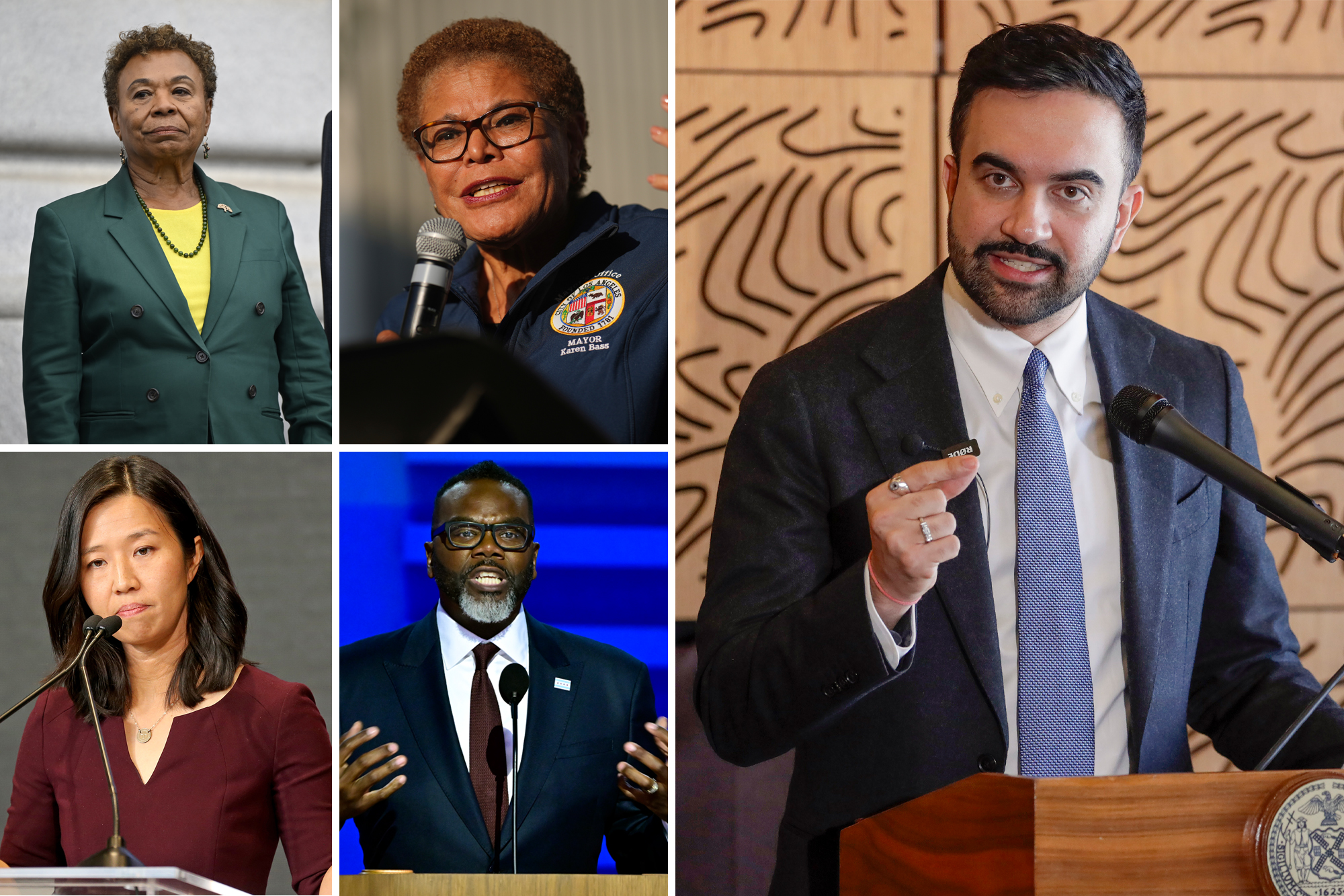 Zohran Mamdani and radical mayors of five other embattled Dem cities ...