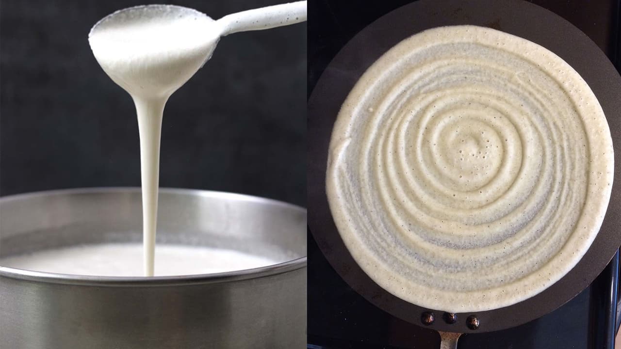 Leftover rice recipe: Make super-crispy dosas from last night's rice!
