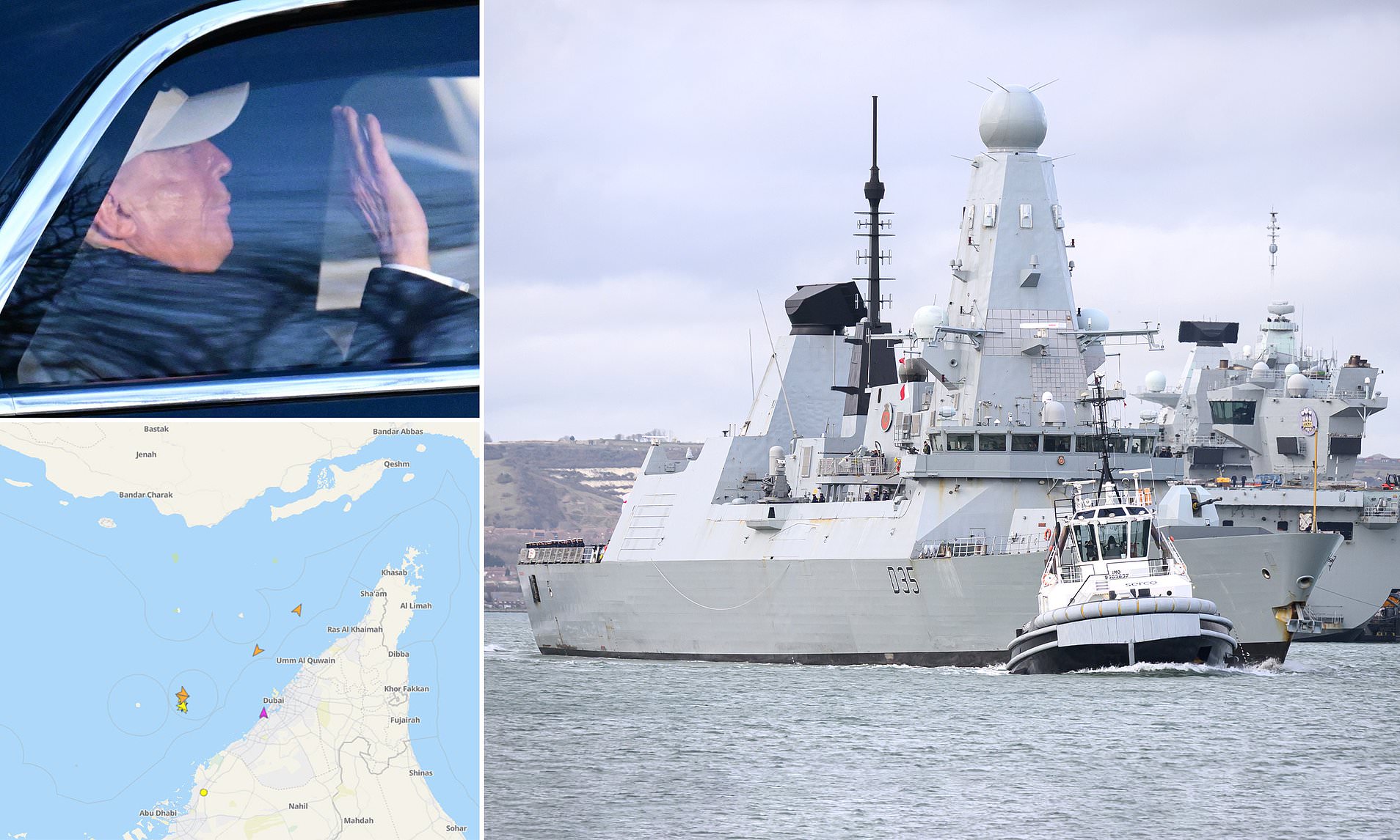 Trump appeals for UK to send ships to Strait of Hormuz to help unlock it