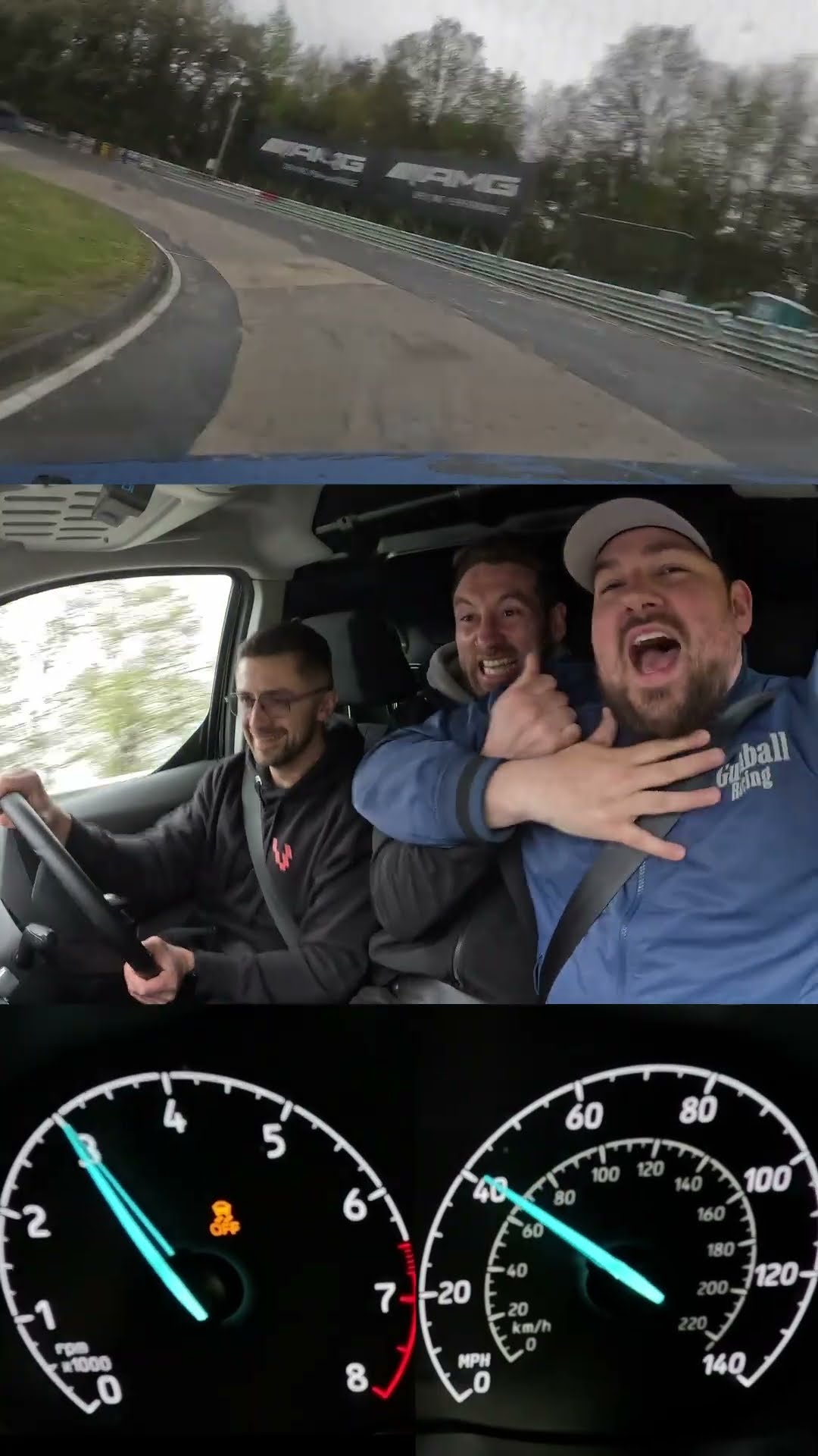 High-speed challenge in a familiar delivery van