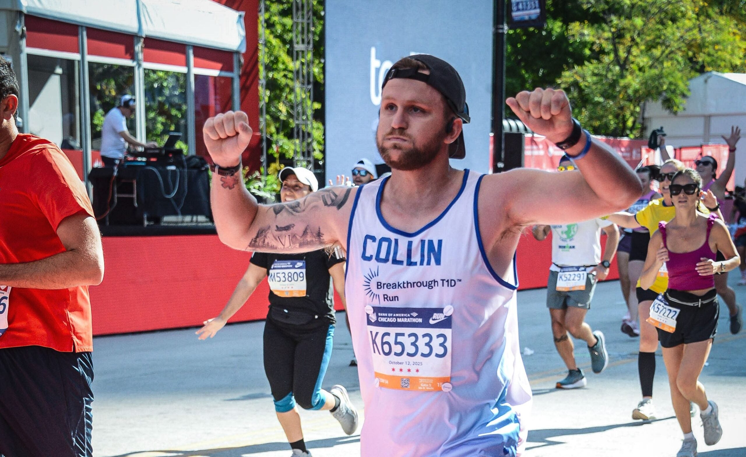 He’s running Boston to support people like him with type 1 diabetes