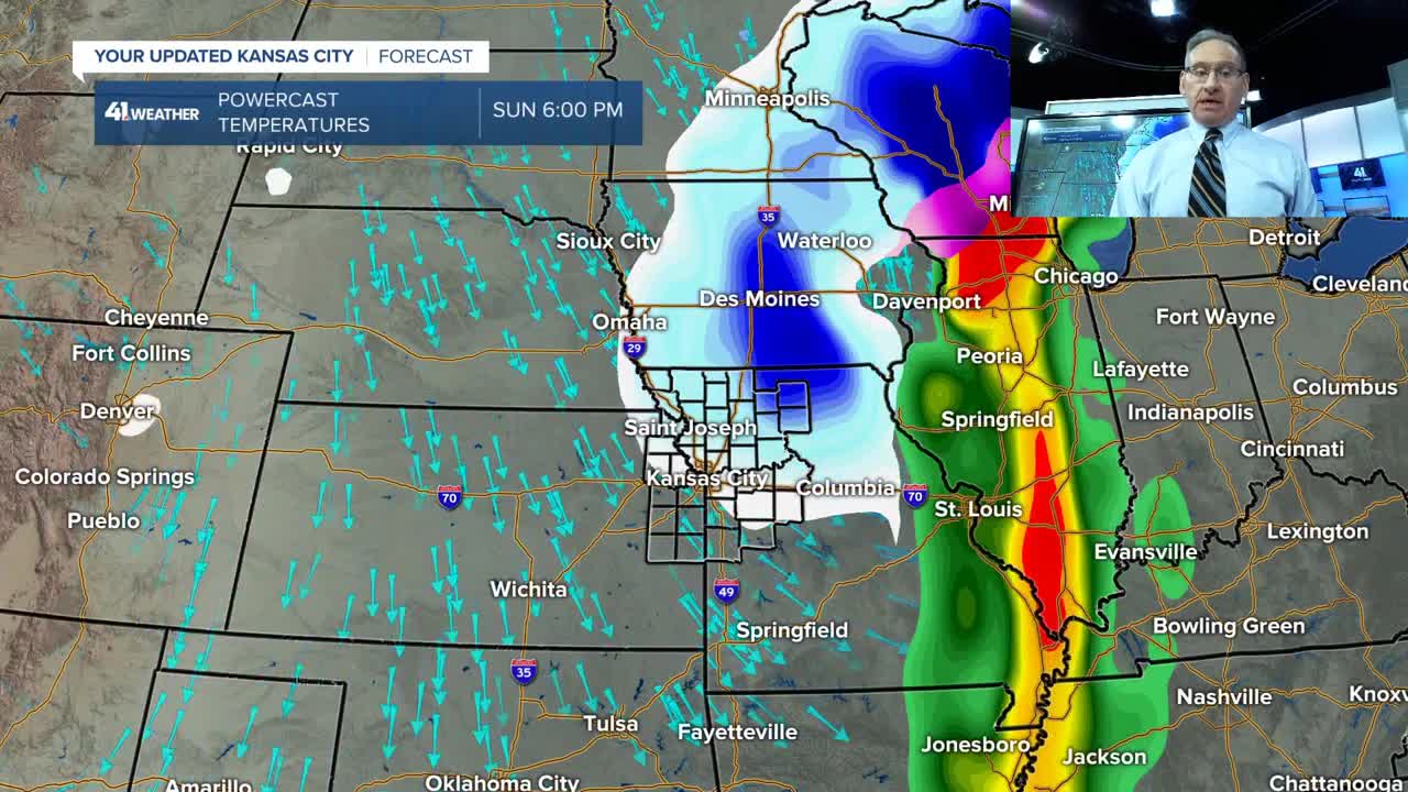 KSHB 41 weather blog | Update on the major weather changes Sunday