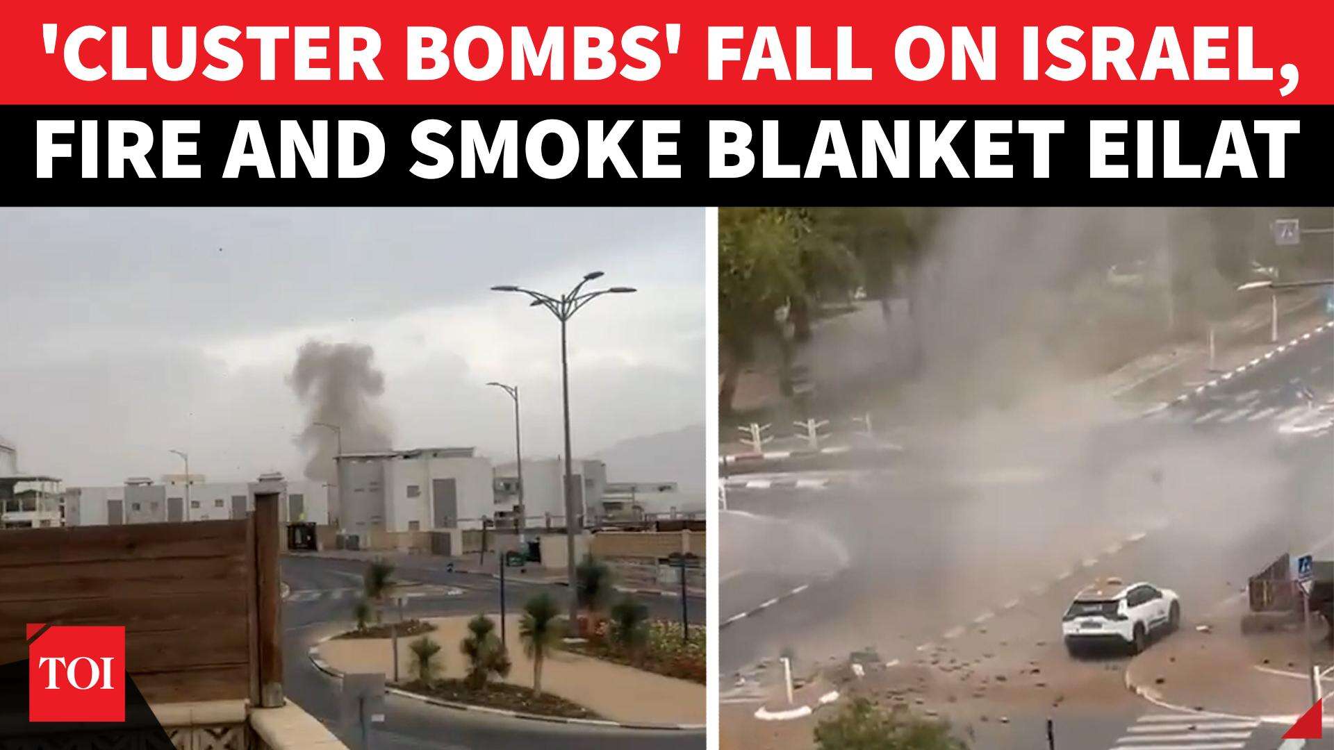 Iranian missile hits Eilat: 'Cluster bomb' fragments rain down on south ...