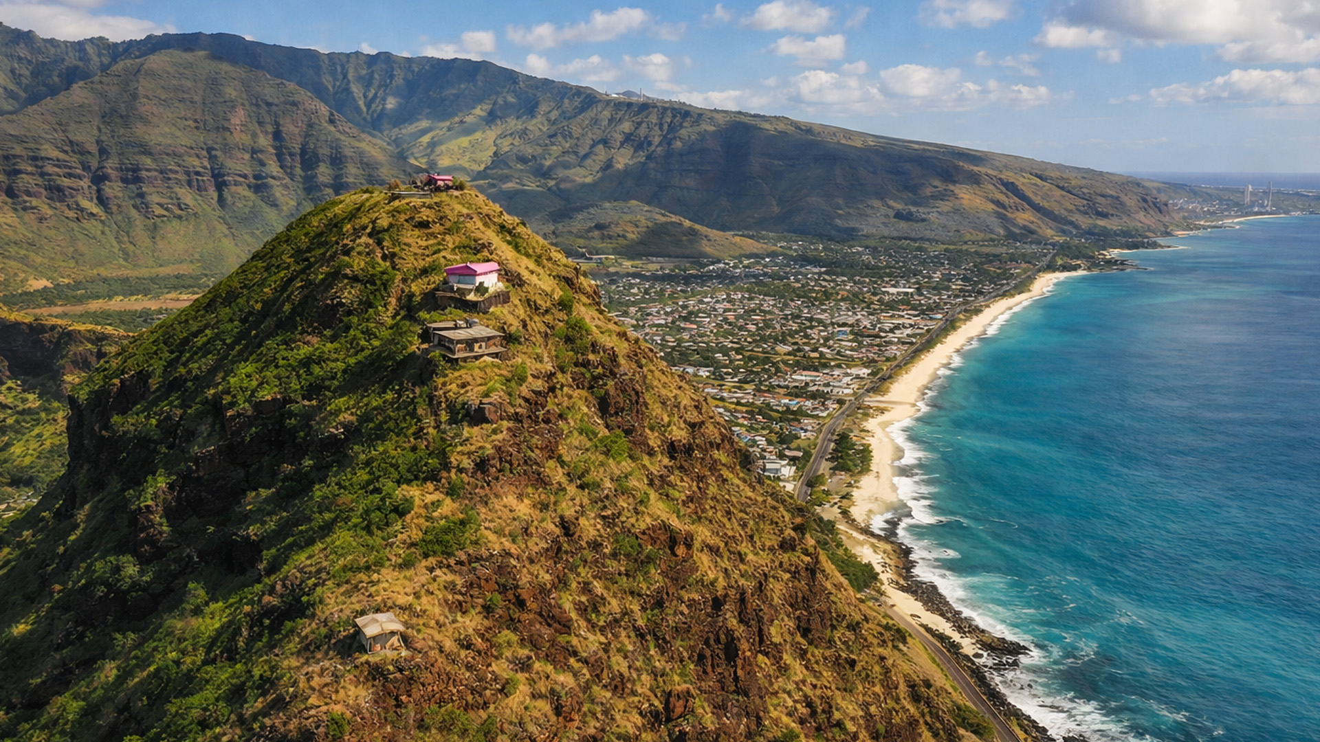 A home built on Hawaii’s steepest ridge