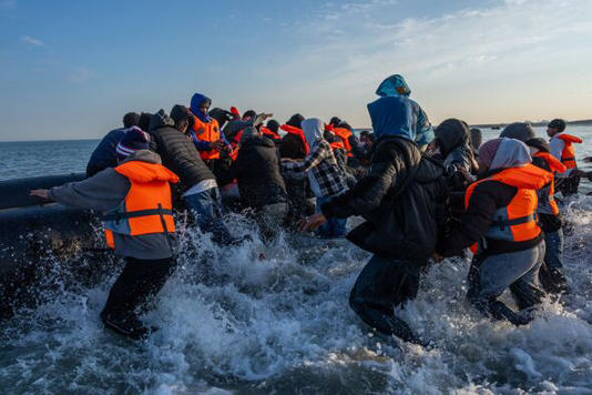 Migrants Attempt Channel Crossing In Small Boats