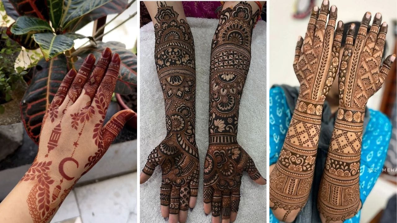 Full hand mehendi designs for Eid that create rich festive impact