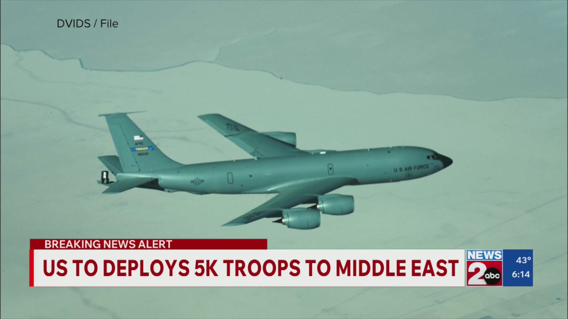 US to deploys 5K troops to Middle East