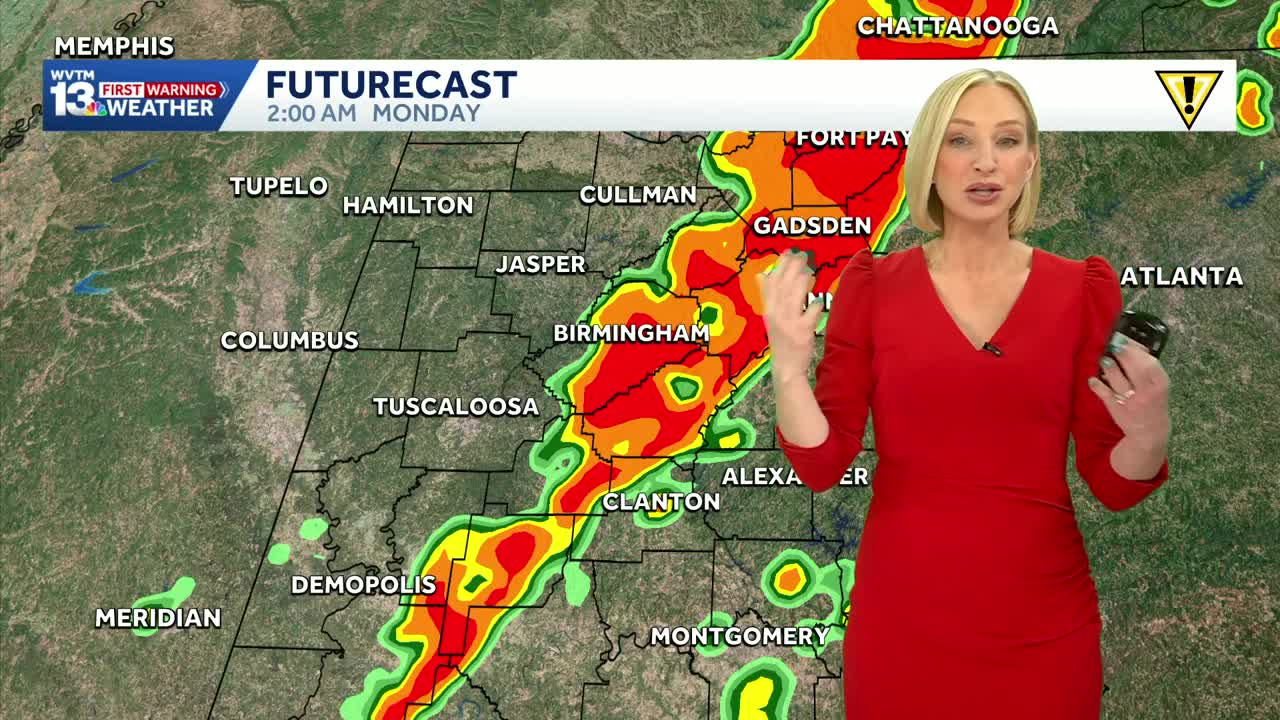 Severe storms in Alabama's weather forecast followed by a few snow ...