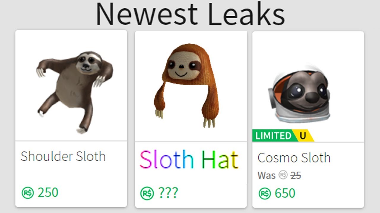 Leaked New Sloth Item Is Finally Coming To Roblox Soon AA1YClwk.img