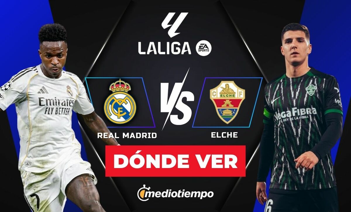 Real Madrid vs. Elche en vivo. Partido jornada 28 de LaLiga 2026 hoy