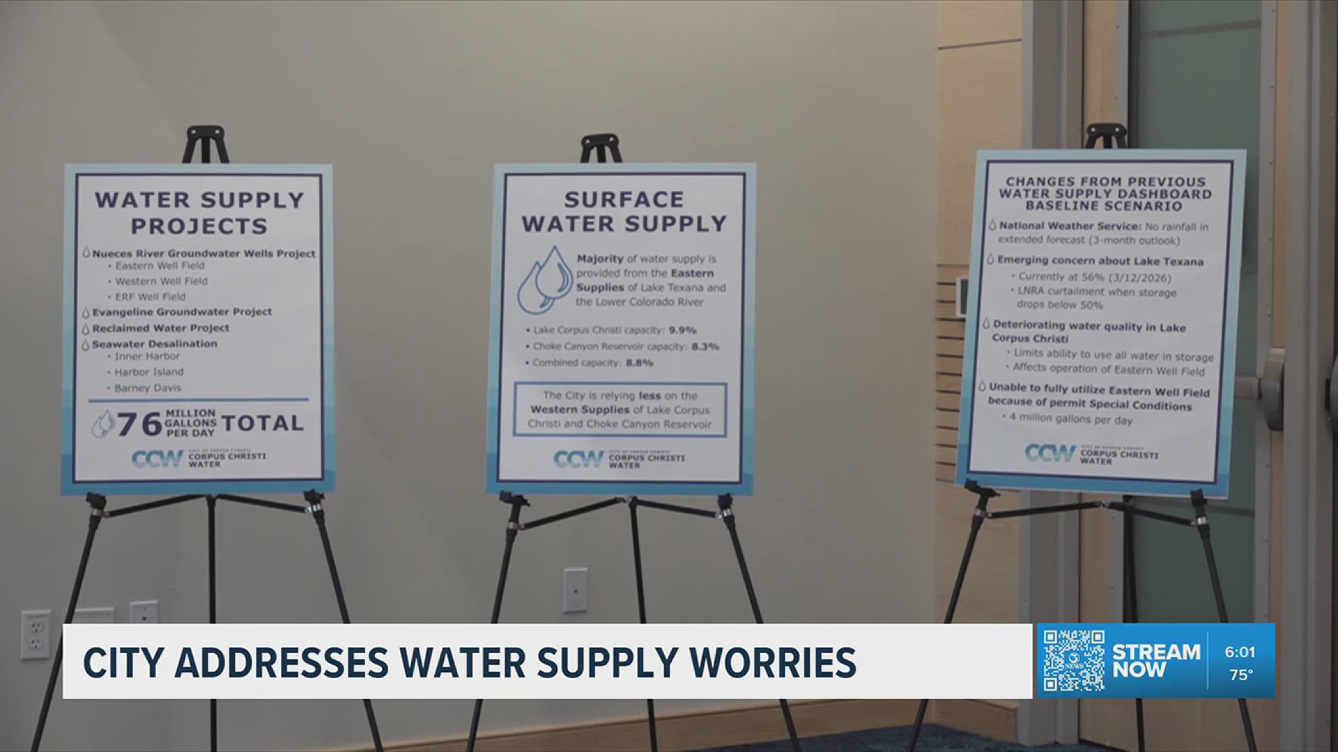 Corpus Christi outlines water supply projects to address historic drought