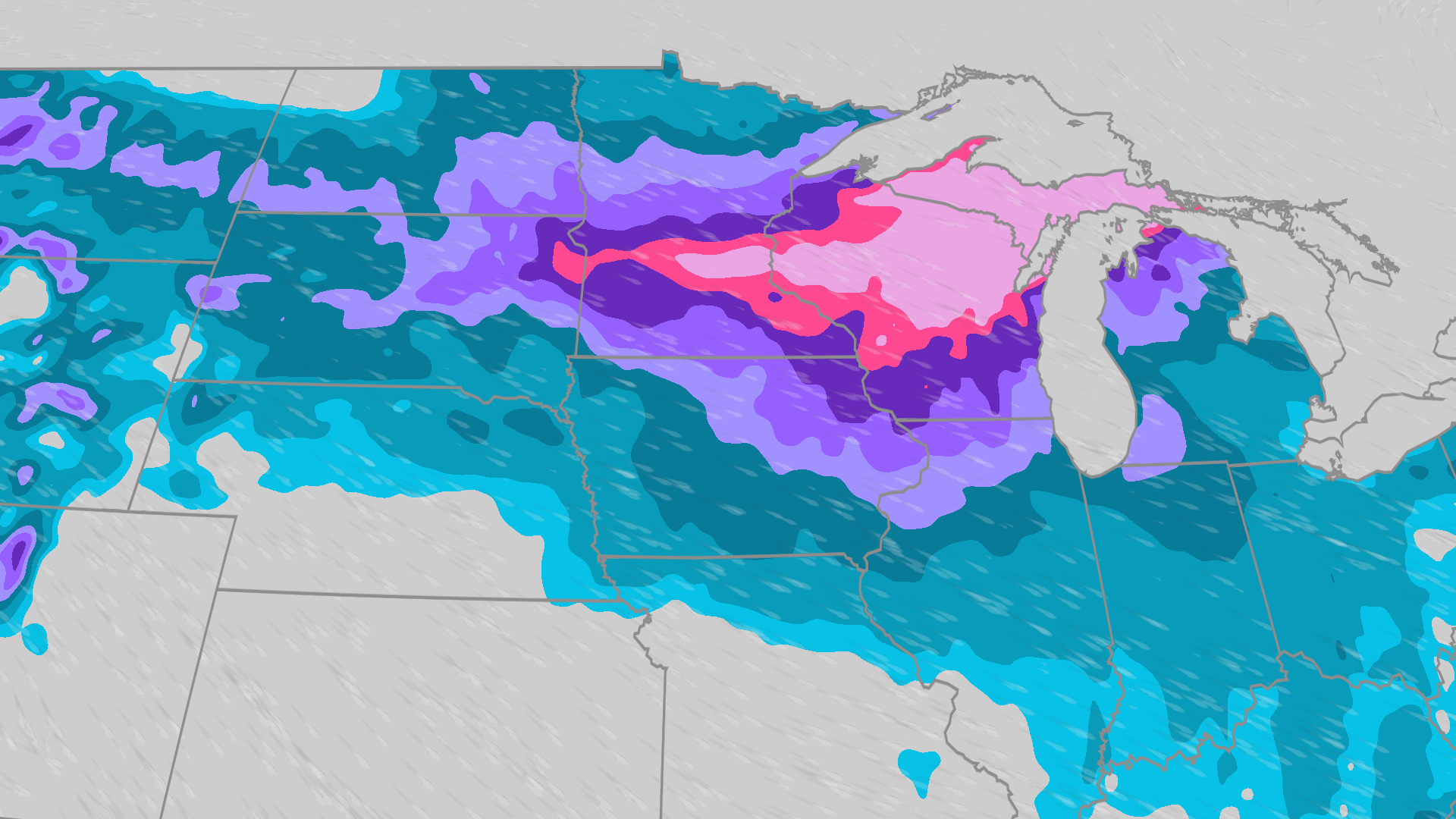 Feet of snow, blizzard conditions, significant ice for north