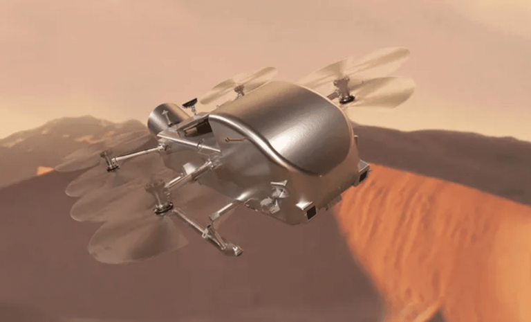 NASA officially begins testing the nuclear-powered Dragonfly drone for ...