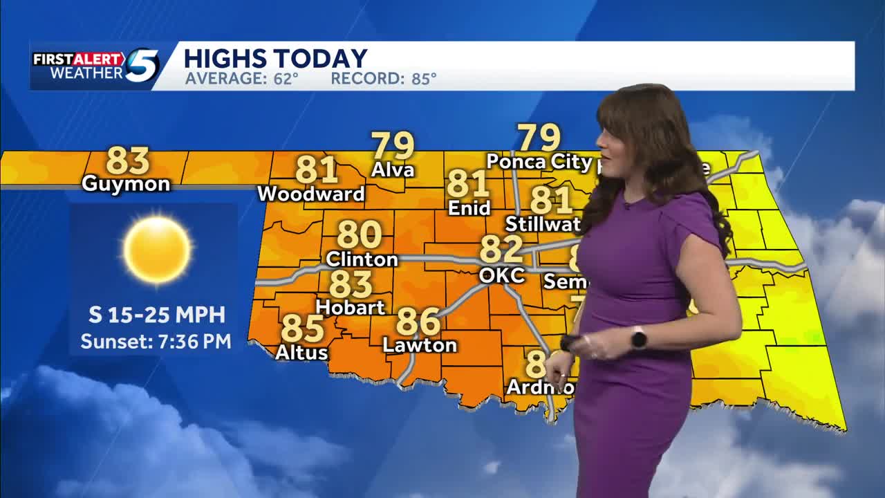 Timeline: Hot Saturday before cold front brings strong winds, fire danger