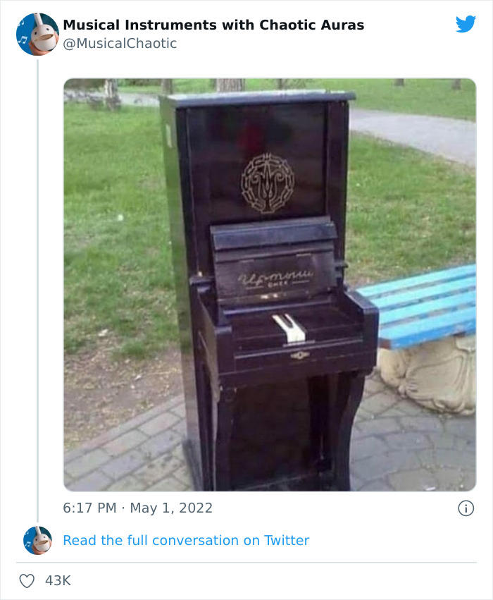 21 funny and bizarre pics from the “Musical Instruments With Chaotic ...