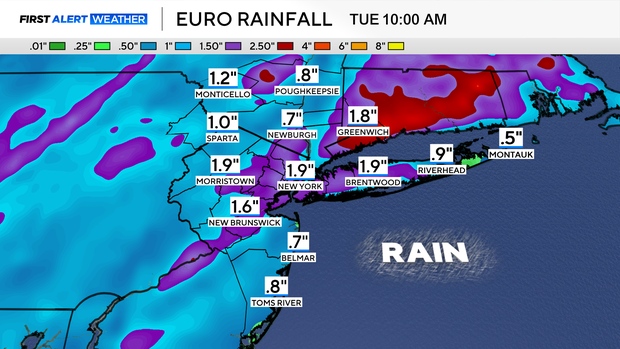 Mild weather in New York area this weekend before heavy rain, storms Monday