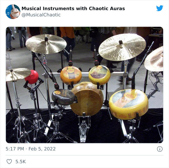 21 funny and bizarre pics from the “Musical Instruments With Chaotic ...