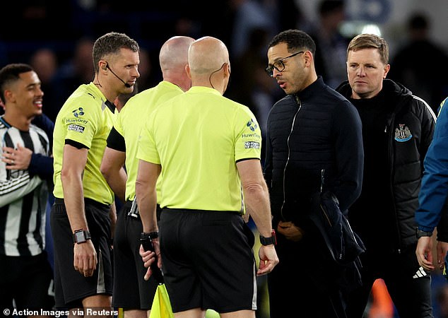 Liam Rosenior hits out at referee after he invaded Chelsea's pre-match ...