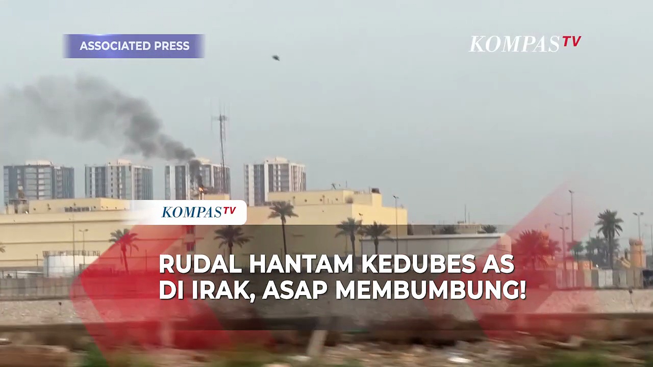Rudal hantam kedubes AS di Irak saat perang Iran vs AS-Israel masuki ...