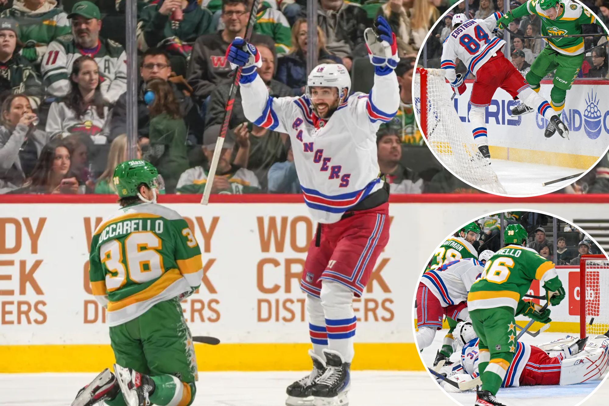 Rangers’ strong play continues against Wild as winning streak hits ...