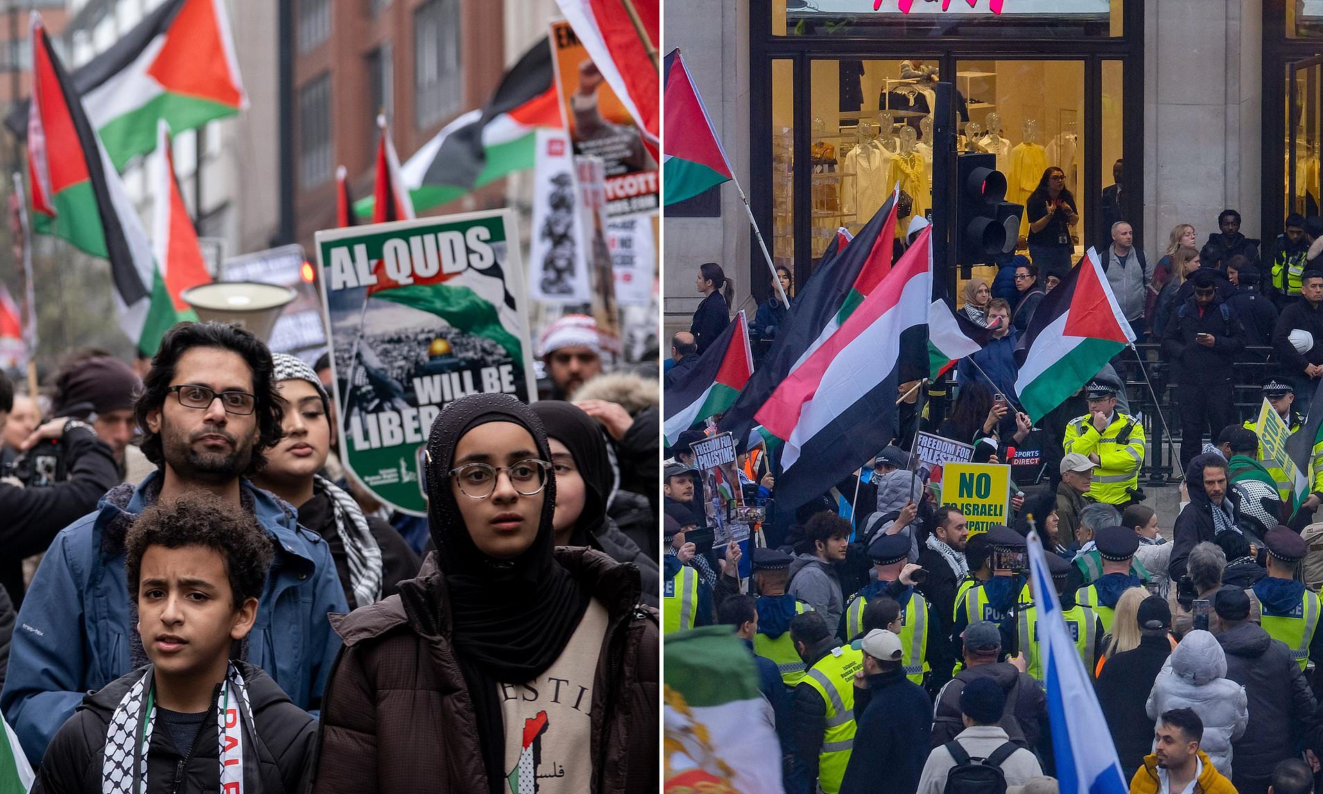 One thousand riot police on alert for clashes at pro-Iran demonstration ...