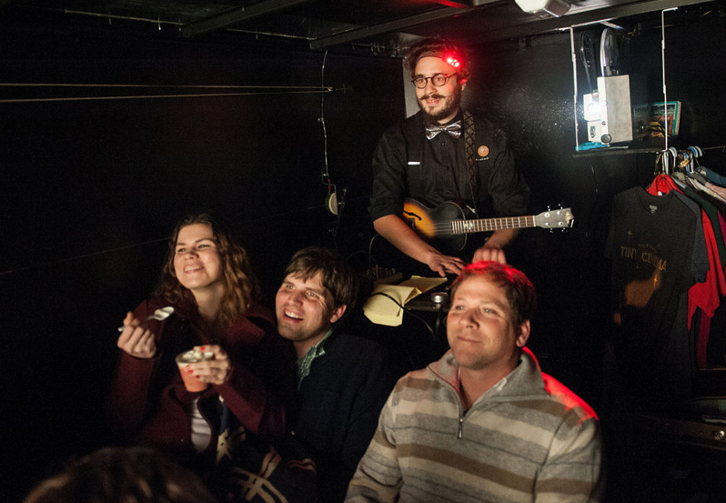 Meet Davey B. Gravey, the Film Projectionist Behind Tiny Cinema