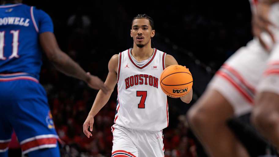 No. 5 Houston basketball rolls past No. 14 Kansas to advance to Big 12 ...