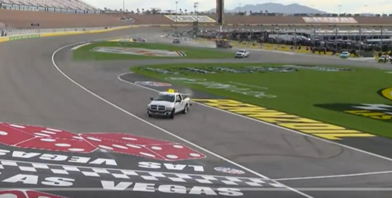 Watch this safety truck pull off an epic save during NASCAR session