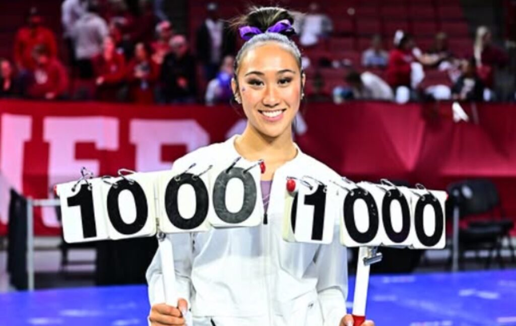 Watch: Kailin Chio makes NCAA gymnastics history with three perfect 10s