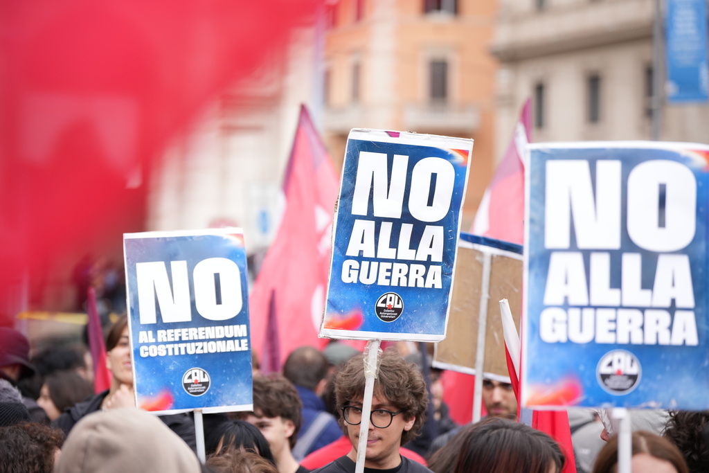 Anti-war protests in Italy and Spain as high-stakes referendum on ...