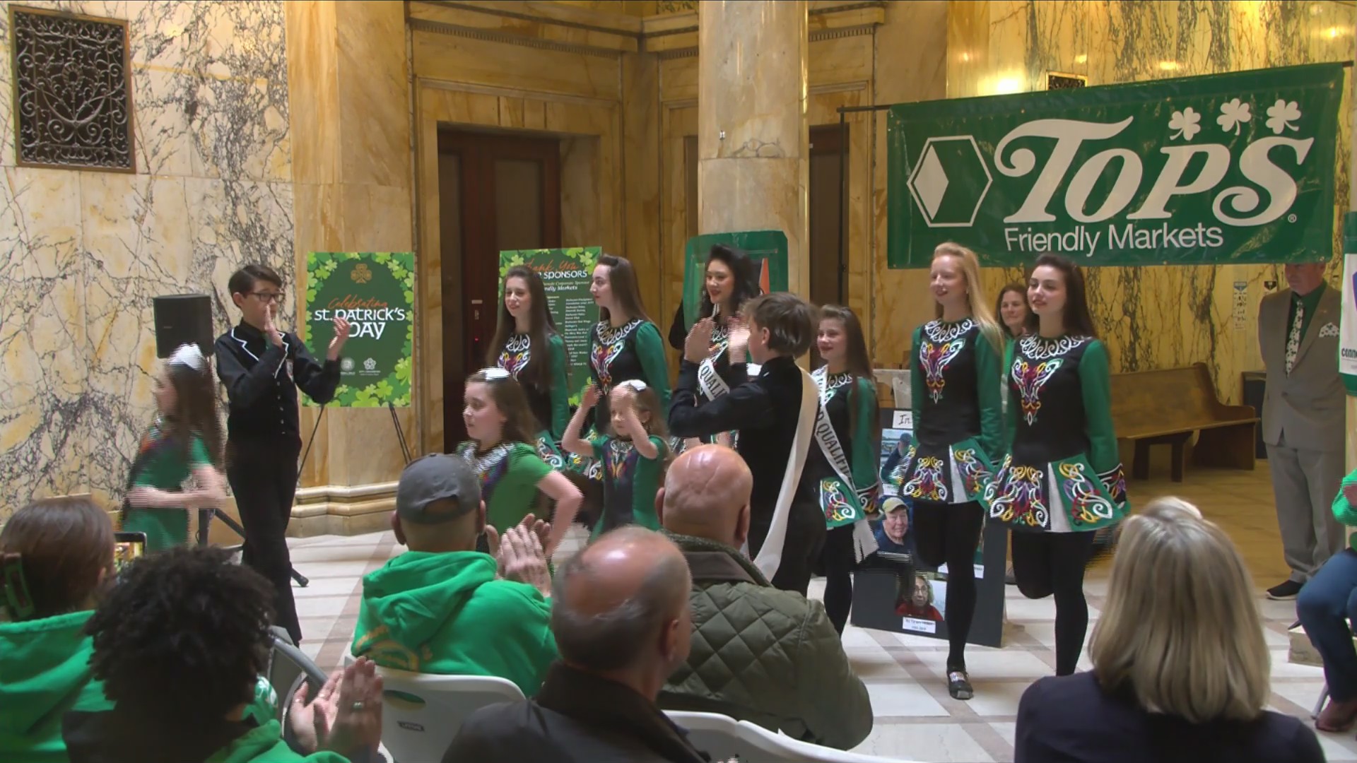 Irish flag raised at Monroe County Office Building in recognition of St ...
