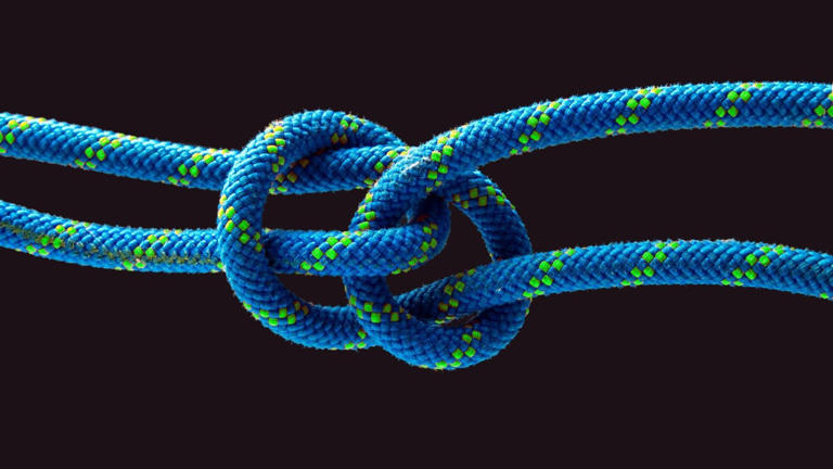 Why knots come undone in 4D, but 2D surfaces can still be knotted