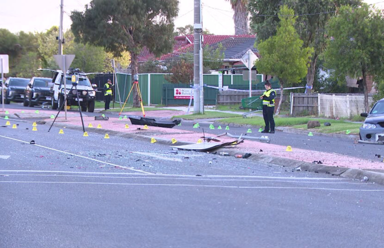 A boy died at the scene. 