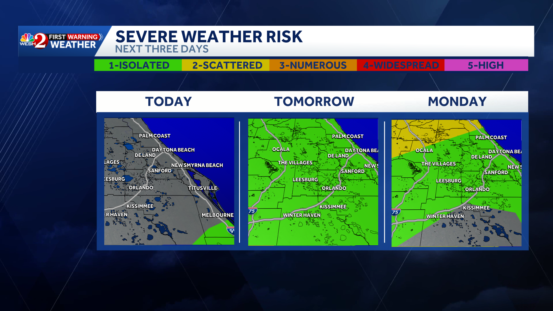 Heavy rain and damaging wind expected to hit Central Florida starting ...